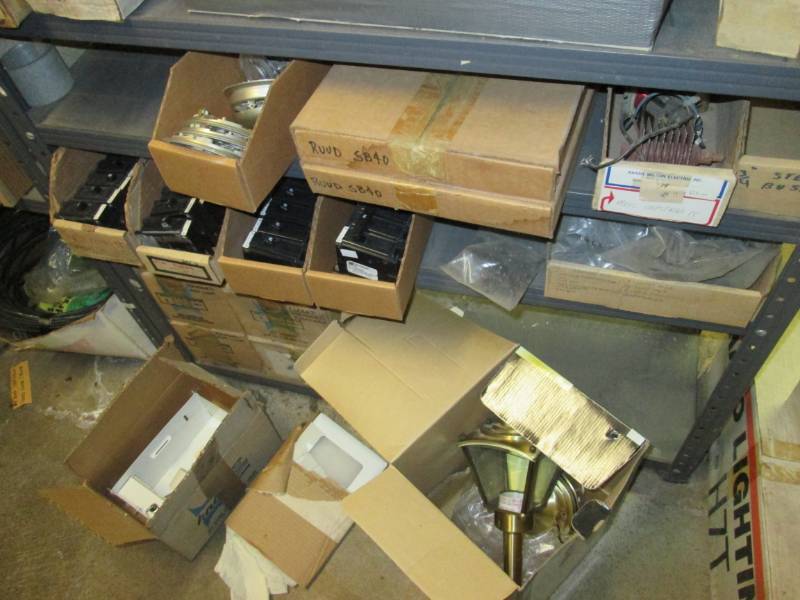 lot 117 image: Large lot of electrical supplies, ,...