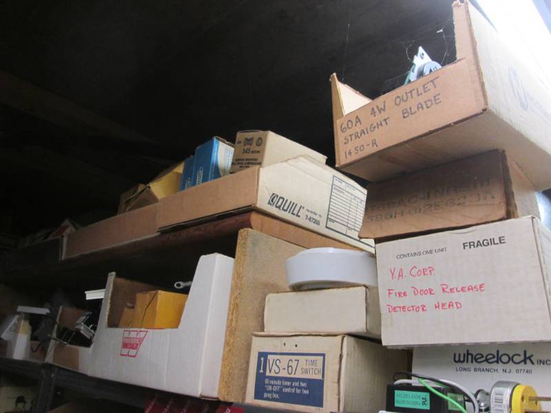 lot 119 image: Large lot of electrical supplies, ,...