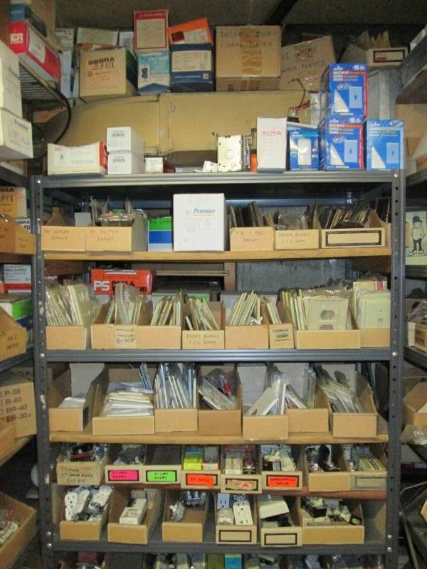 lot 120 image: Large lot of electrical outlets and...