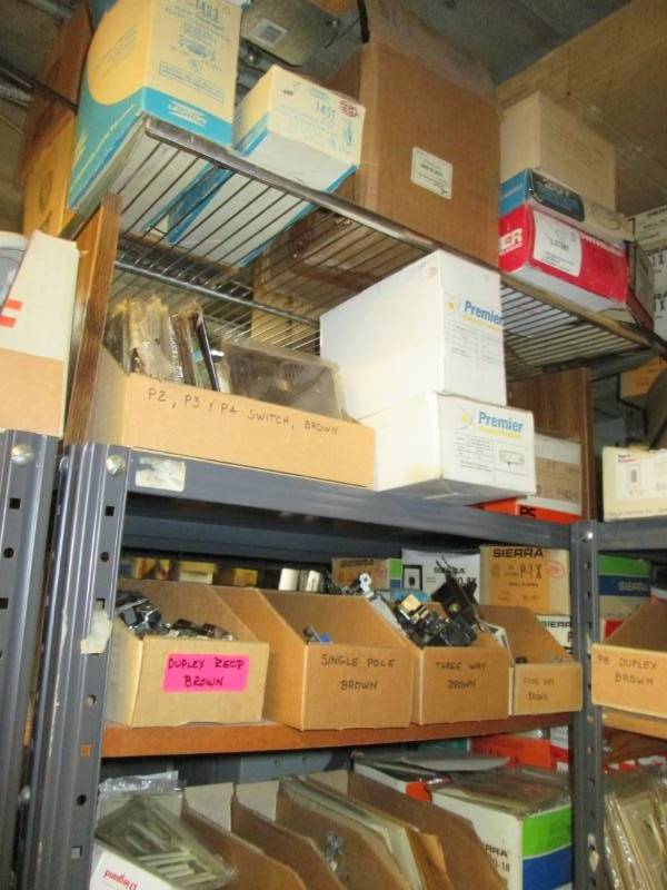 lot 121 image: Large lot of electrical outlets and...