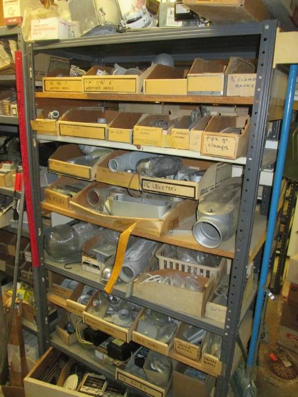 lot 127 image: Large lot of electrical connections...