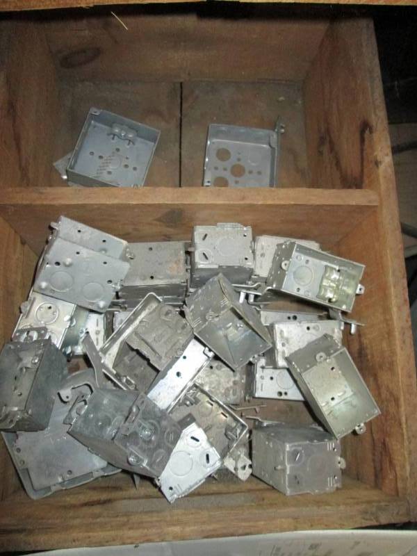 lot 138 image: Wood box of electrical equipment...