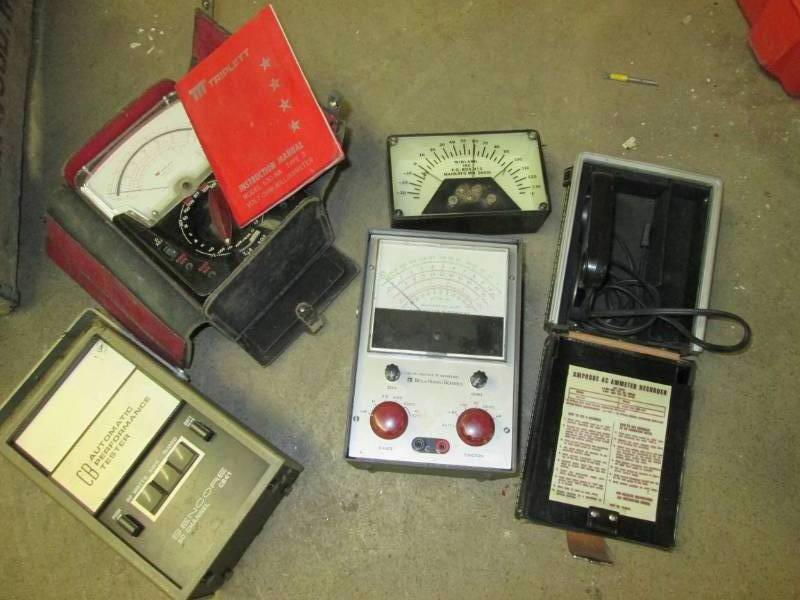 lot 154 image: Vintage electrical testing equipmen...