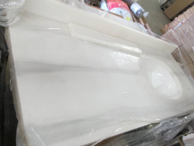 lot 29 image: Vanity Top with Sink 54 x22 inches...