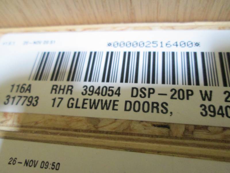 lot 33 image: Marshfield Door Systems 36x80 inch ...