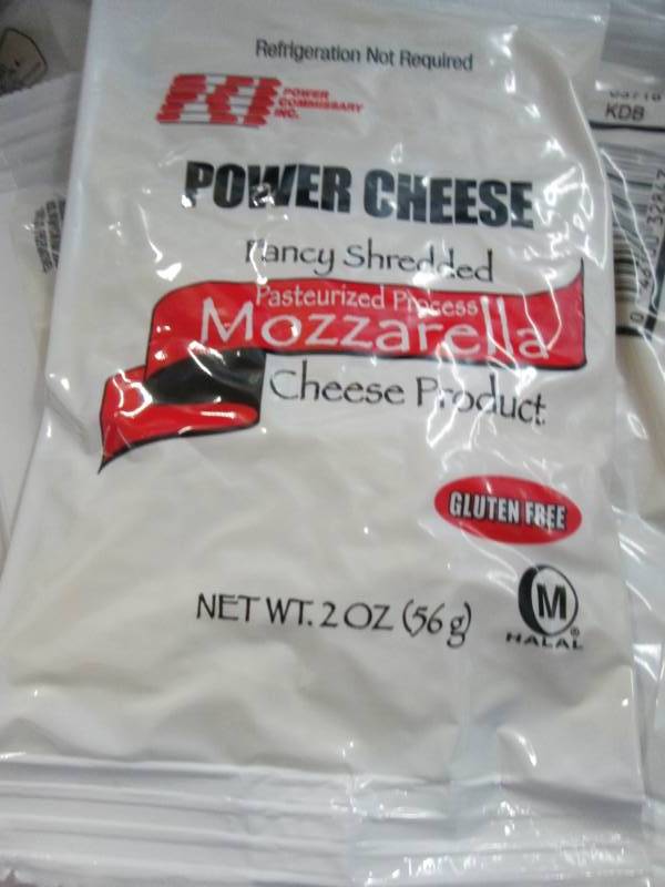 lot 65 image: Case of 2 oz Power Cheese Shredded ...