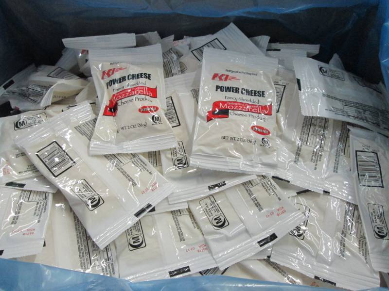 lot 66 image: Case of 2 oz Power Cheese Shredded ...