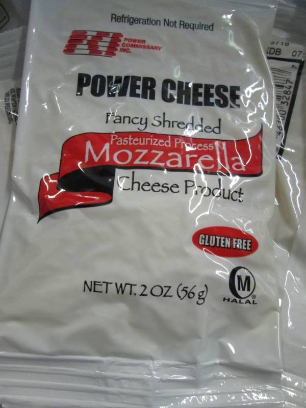 lot 67 image: Case of 2 oz Power Cheese Shredded ...