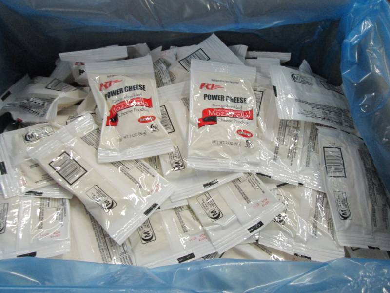 lot 68 image: Case of 2 oz Power Cheese Shredded ...