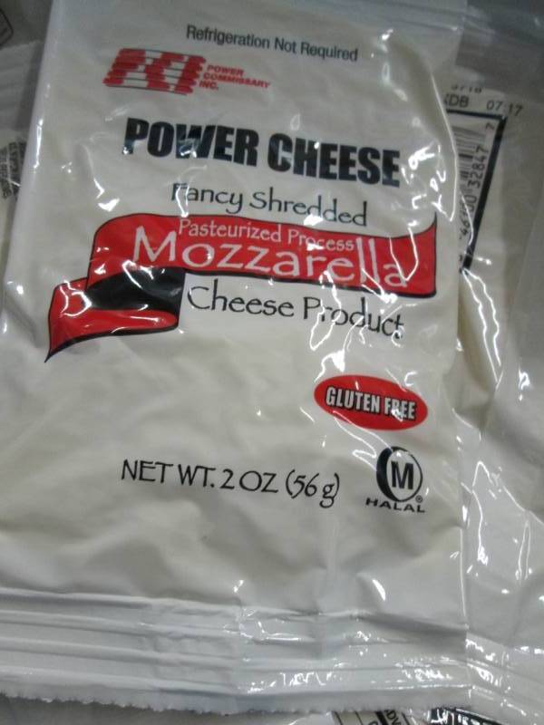lot 69 image: Case of 2 oz Power Cheese Shredded ...