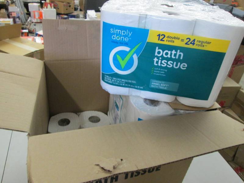 lot 105 image: Case of 48 Simply Done Double Rolls...
