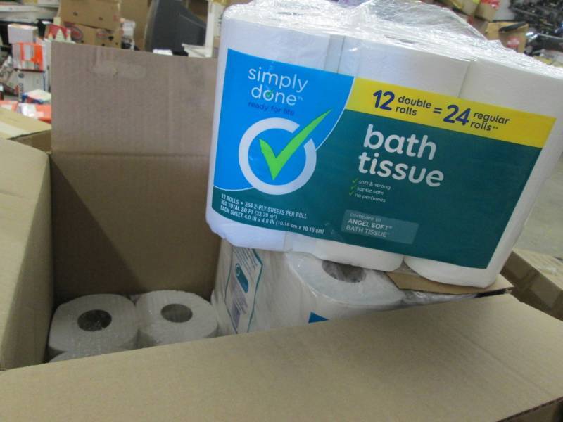 lot 106 image: Case of 48 Simply Done Double Rolls...