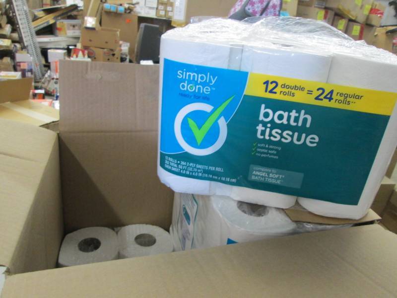 lot 107 image: Case of 48 Simply Done Double Rolls...