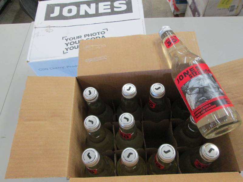 lot 112 image: 2 Cases of 12 Jones Stripped Cherry...