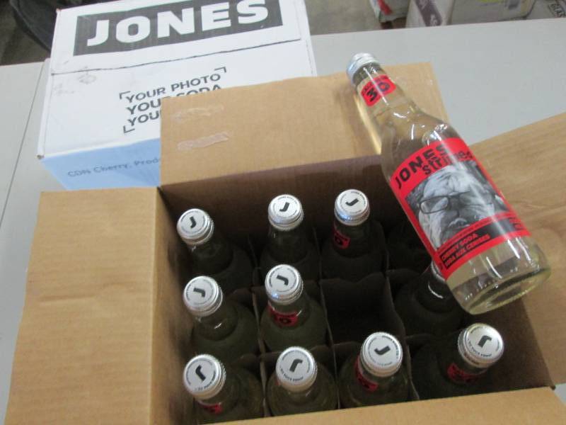 lot 113 image: 2 Cases of 12 Jones Stripped Cherry...