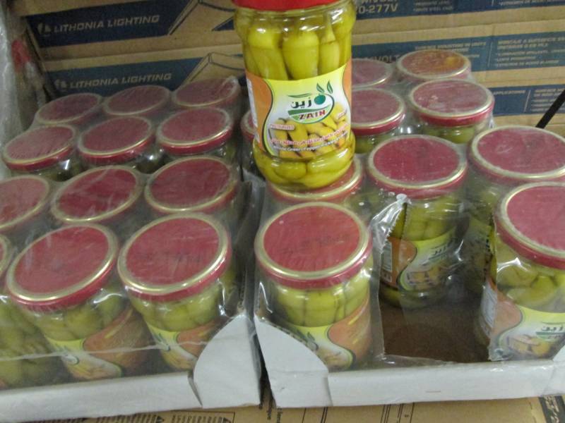 lot 134 image: 4 Cases of 6 Jars Zain Whole Green ...