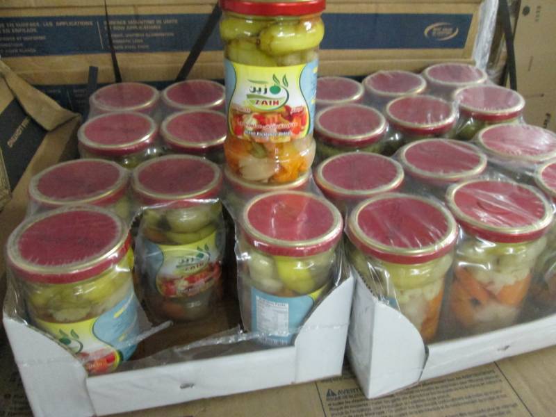 lot 137 image: 4 Cases of 6 Jars Zain Mixed Vegeta...