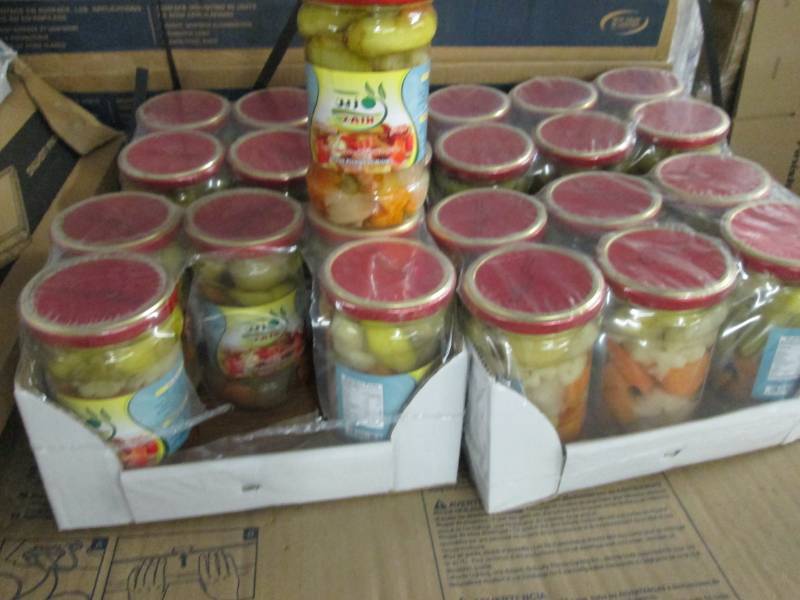 lot 138 image: 4 Cases of 6 Jars Zain Mixed Vegeta...