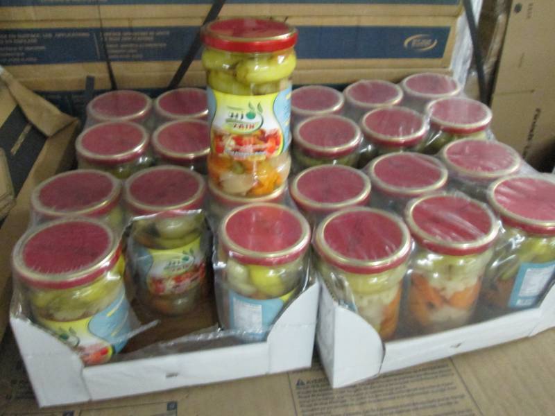 lot 140 image: 4 Cases of 6 Jars Zain Mixed Vegeta...