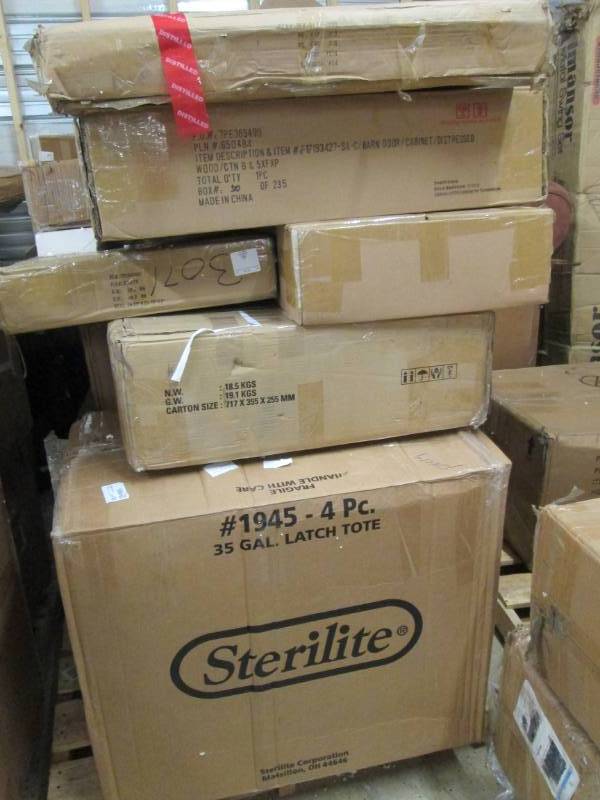 lot 174 image: Pallet of Furniture Damaged or Mis...
