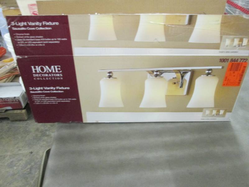lot 188 image: Home Decorators Collection 3-Light ...