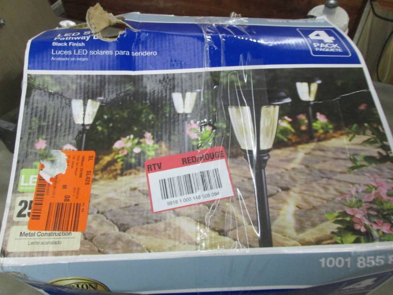 lot 200 image: Hampton Bay Solar Black Outdoor Int...