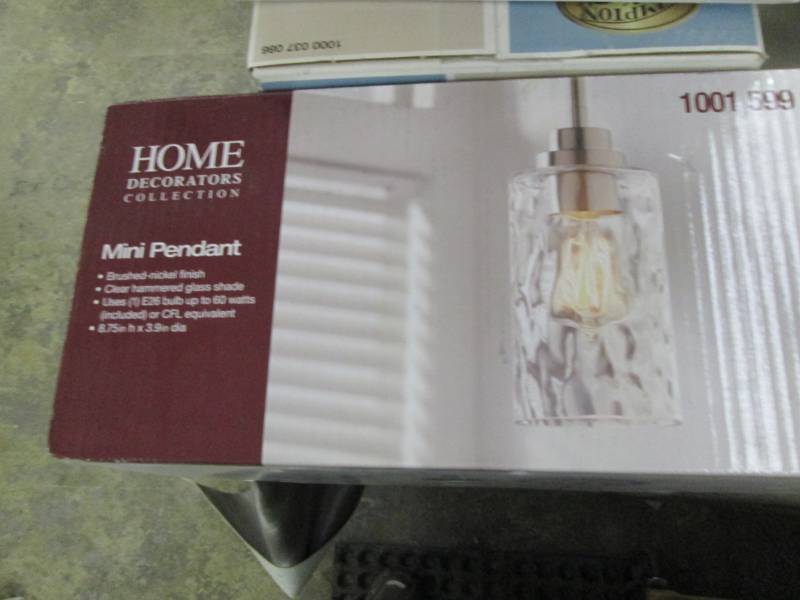 lot 220 image: Home Decorators Collection 1-Light ...