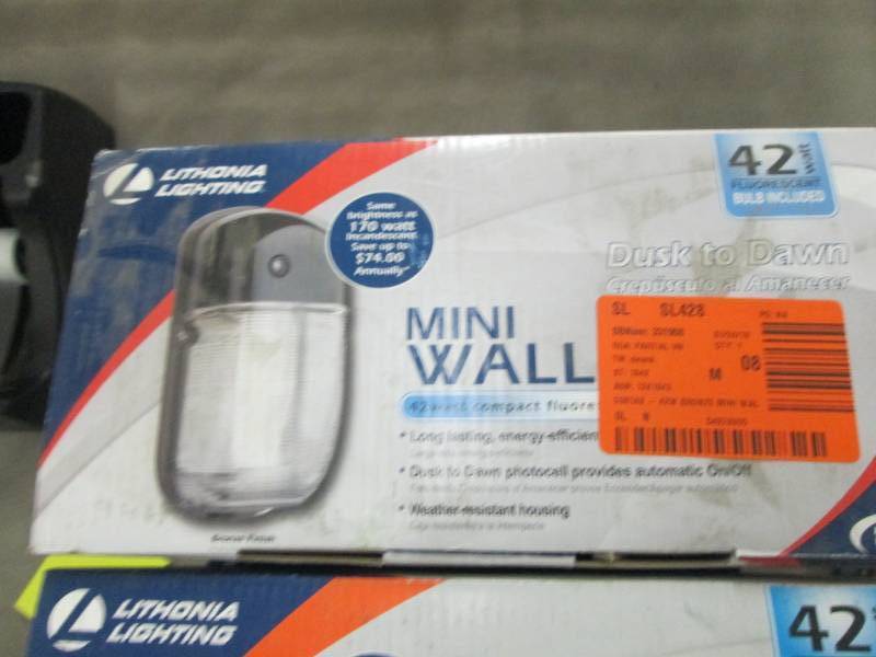 lot 225 image: Lithonia Lighting Dusk-to-Dawn Wall...