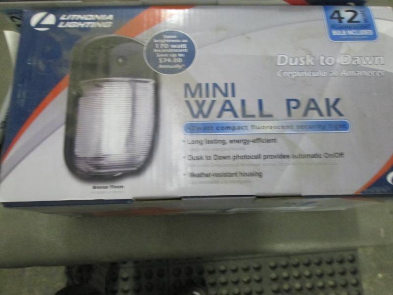 lot 227 image: Lithonia Lighting Dusk-to-Dawn Wall...