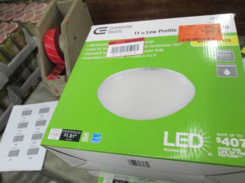 lot 245 image: Commercial Electric 11 inch Low Pro...