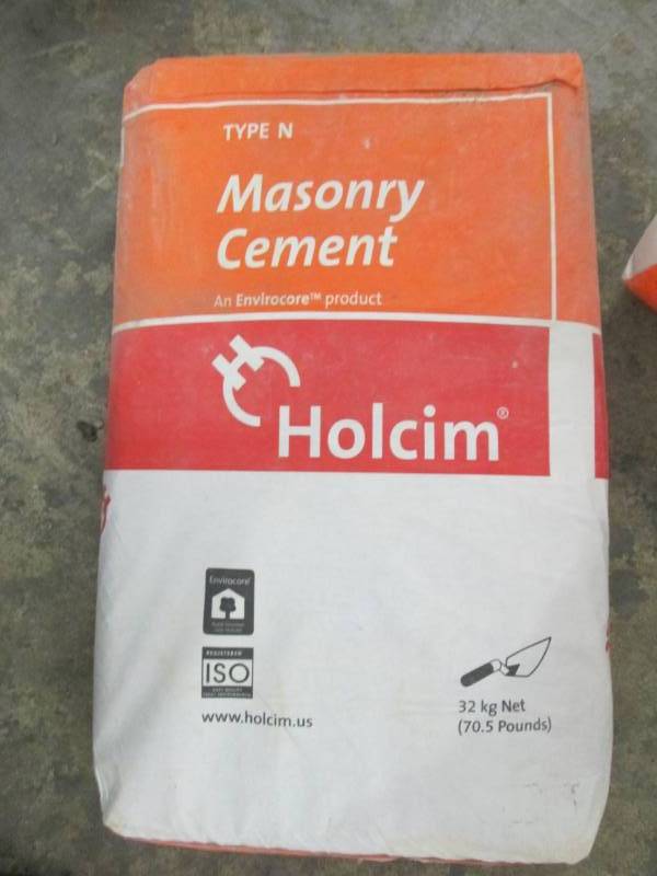 lot 254 image: Lot of 2 Holcim Masonry Cement Type...