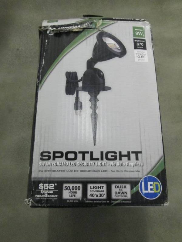 lot 265 image: Lithonia Lighting Dusk to Dawn Blac...