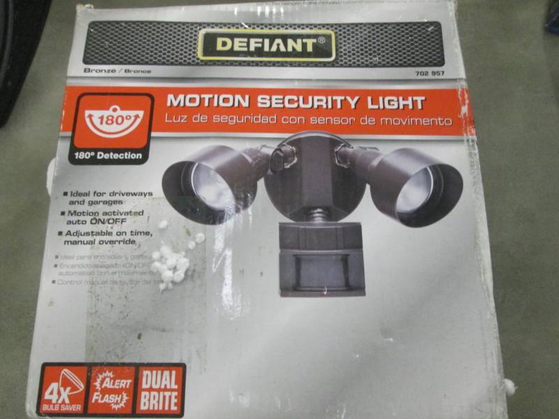 lot 267 image: Defiant 180-Degree Motion Outdoor S...