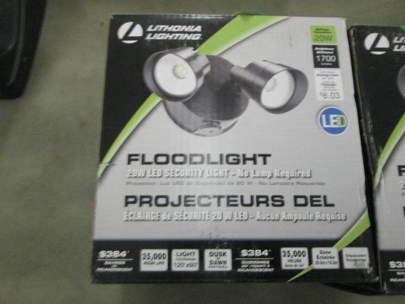 lot 271 image: Lot of 2 Lithonia Lighting OVFL Adj...