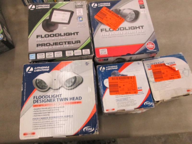 lot 285 image: Lot of 5 Lithonia Lighting Assorted...