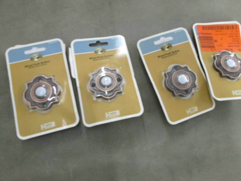 lot 293 image: Lot of 4 Wired Push Buttons Retail ...