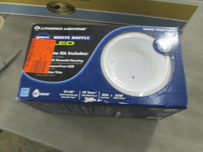 lot 295 image: Lithonia Lighting 5 in. Matte White...