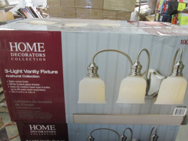 lot 307 image: Home Decorators Collection 3-Light ...