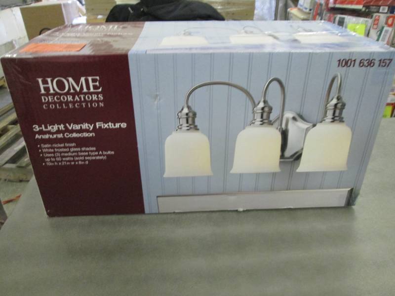 lot 308 image: Home Decorators Collection 3-Light ...