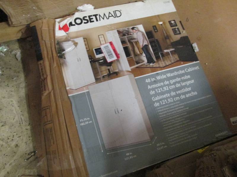 lot 315 image: ClosetMaid 71.75 in. H x 48 in. W x...