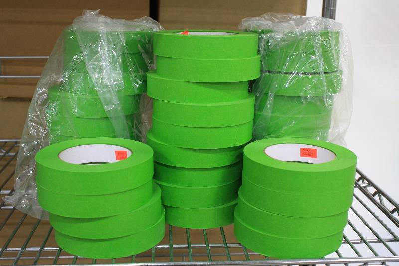 lot 25 image: 36 Rolls of 1 Green Masking Tape - New