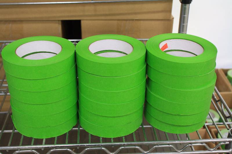 lot 26 image: 18 Rolls of 1 Green Masking Tape - New
