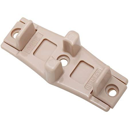 lot 85 image: National Hardware N344-846 V197 Sliding Door Guide in Tan  New 15 QTY $30 Value