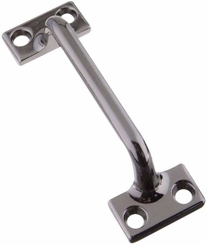 lot 105 image: Stanley Hardware S805-663 BB8021 Utility Pull Handle in Black Chrome  Brand New 10 Qty $60 Value
