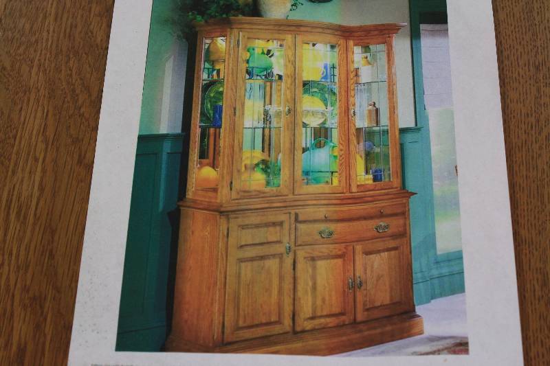 lot 6A image: Cochrane Furniture Lighted Hutch - Hutch #154450  Very High Quality