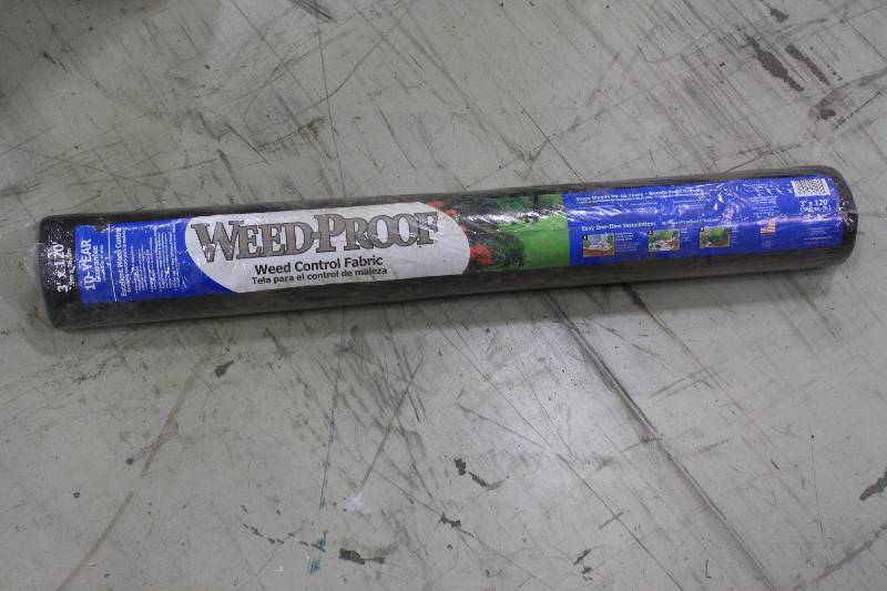 lot 139 image: Weed Control Fabric Roll  120 ft by 3ft - NEW