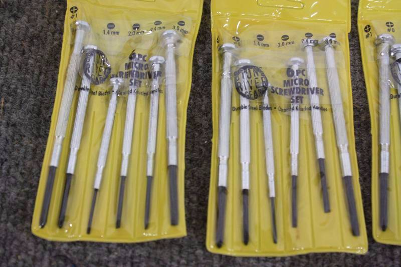 lot 94 image: 6pc Micro Screw Driver Sets - 8 qty