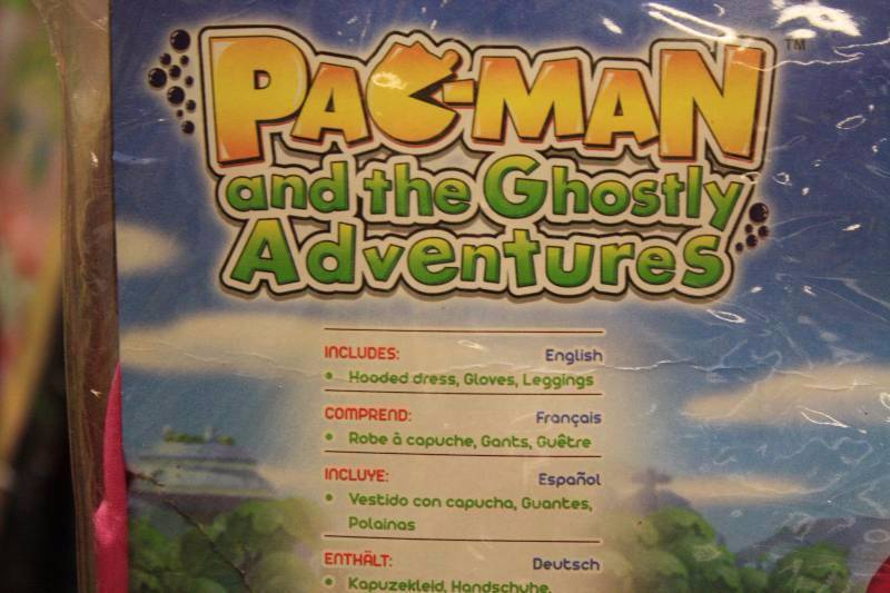 lot 217 image: PacMan Deluxe Pinky Child Costume Size Small 4-6