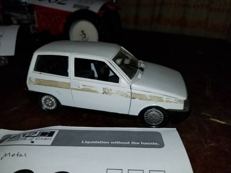 lot 328 image: Polistil 124 Scale Die Cast Metal Autobianchi Y10 fire
