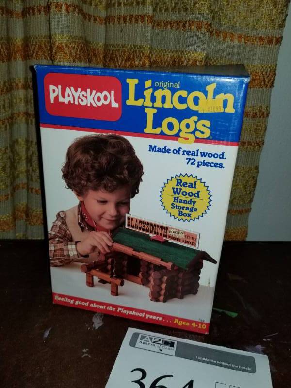 lot 364 image: Playskool Lincoln Log Set